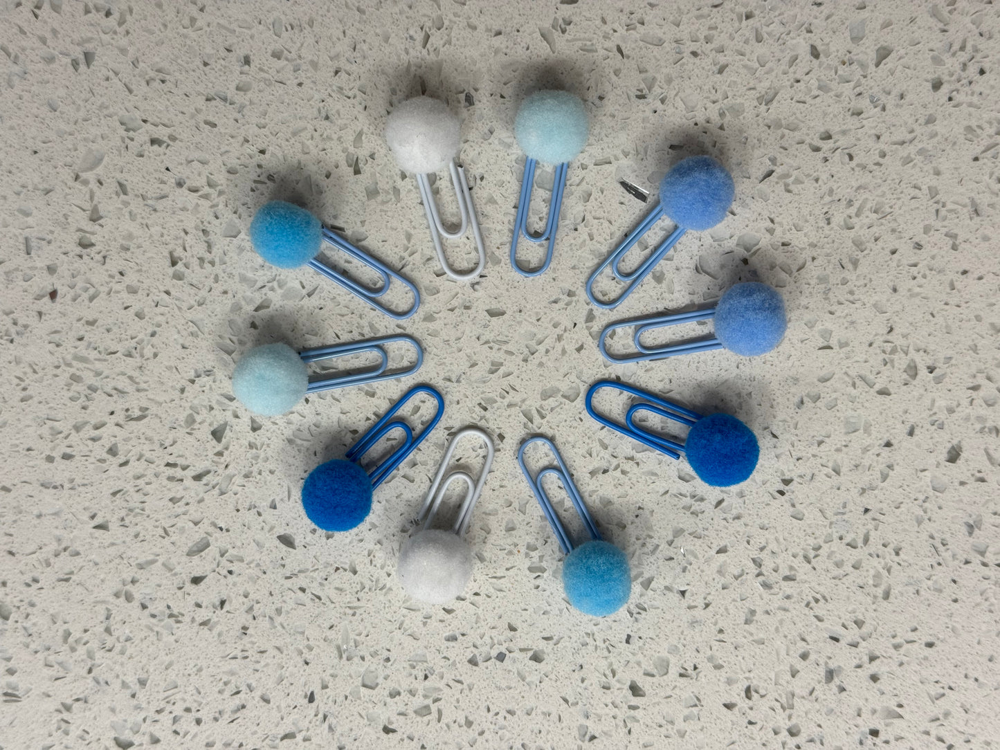 pompom paperclips