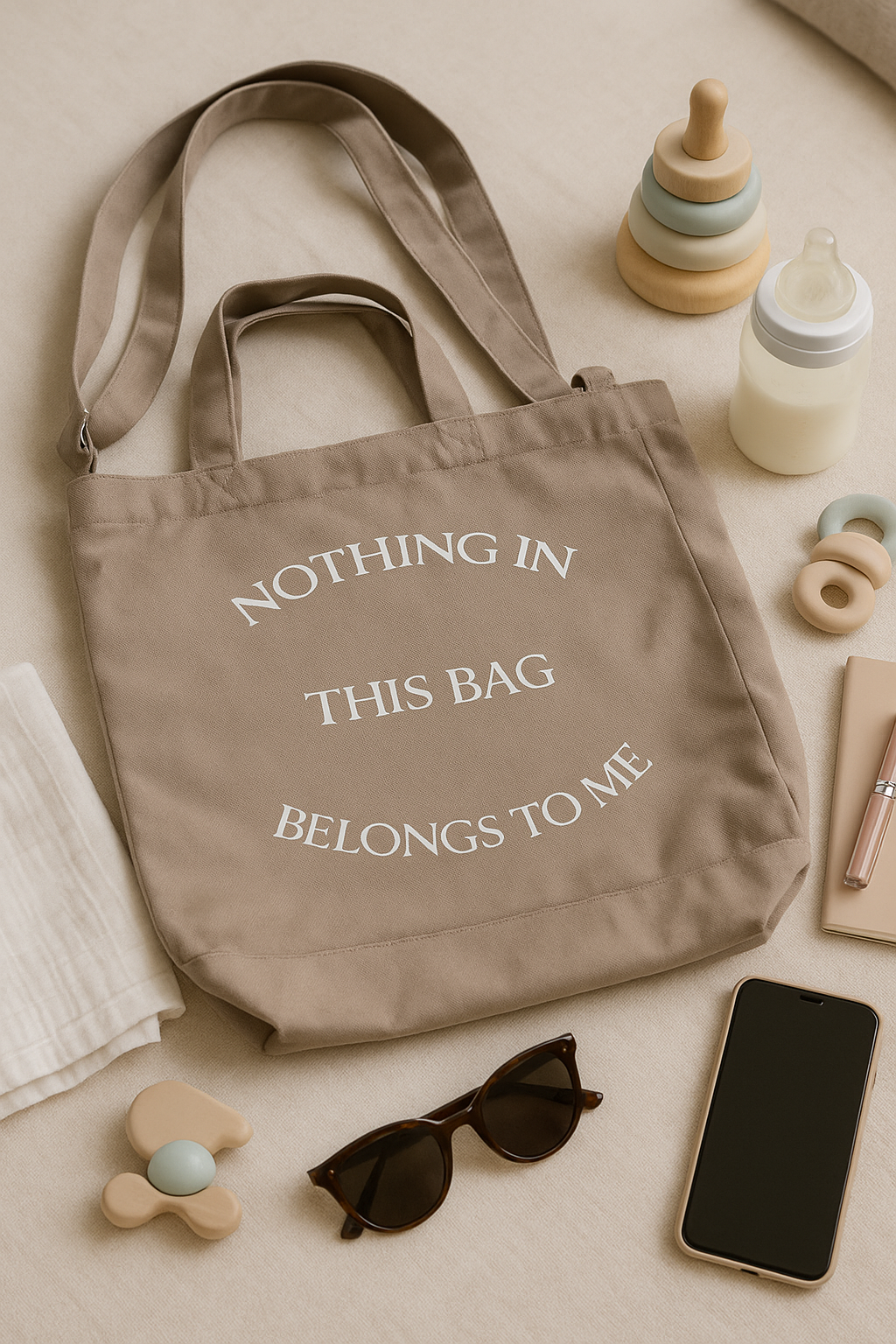 Nothing In This Bag Belongs To Me Canvas Day Bag