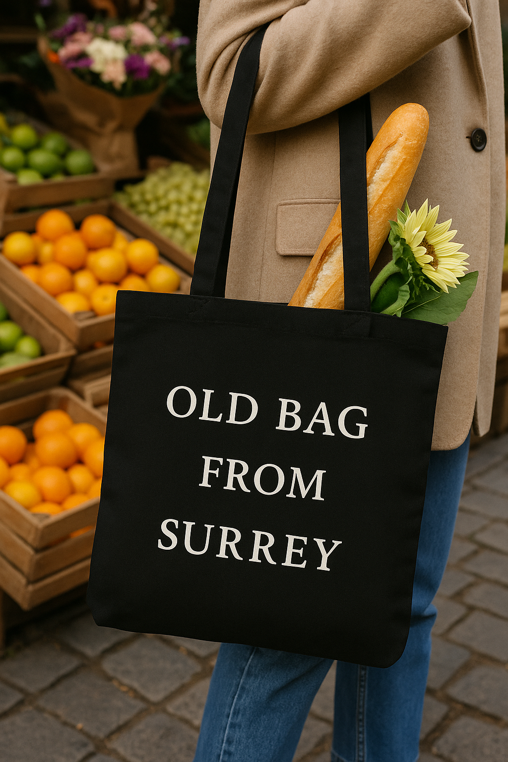 Old Bag From Surrey Organic Cotton Tote