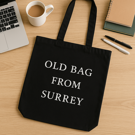 Old Bag From Surrey Organic Cotton Tote